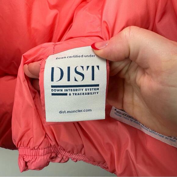 Moncler Kids Snap Button Caille  Giubbotto Snap Button Down Puffer Jacket - Picture 11 of 12